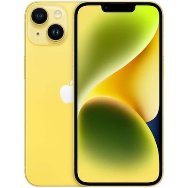 Apple iPhone 14 (6GB/128GB) Yellow Εκθεσιακό 100% Battery